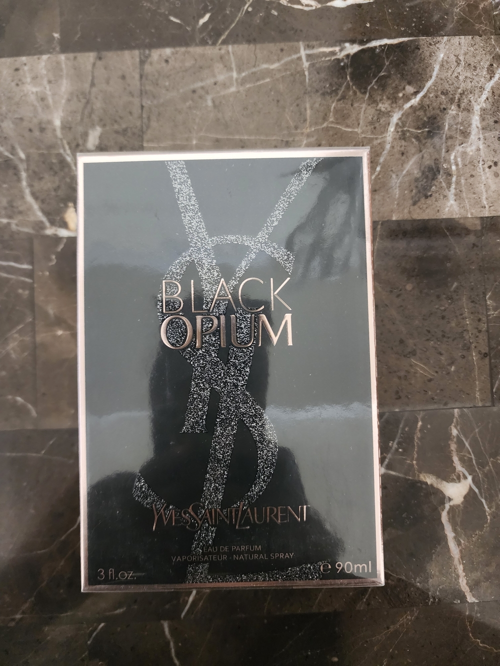 Yves Saint Laurent Black Opium Glitter Logo Eau de Parfum - 90 ML